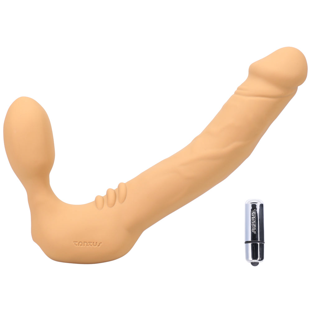 Tantus Real Strapless Vibrating Tan