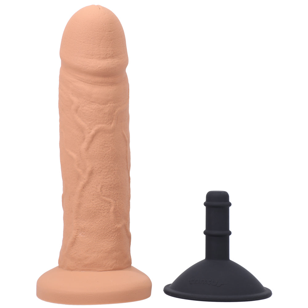 Tantus Sam O2 Vibrating DildoKit Tan BAG