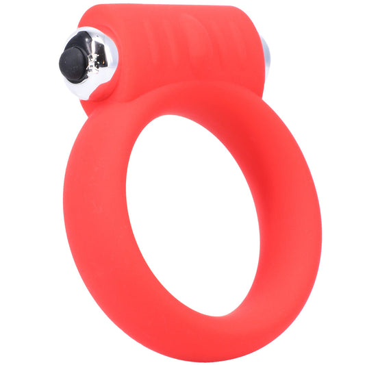 Tantus Vibrating C-Ring 2 in. Red