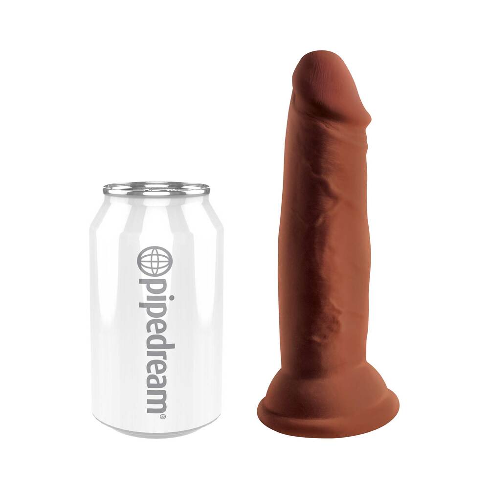 King Cock Plus 6in Triple Density Brown