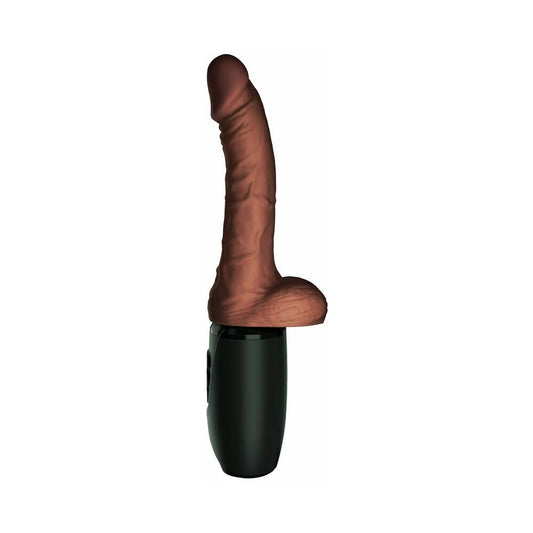 King Cock Plus 7.5in Thrust w/Balls Brn