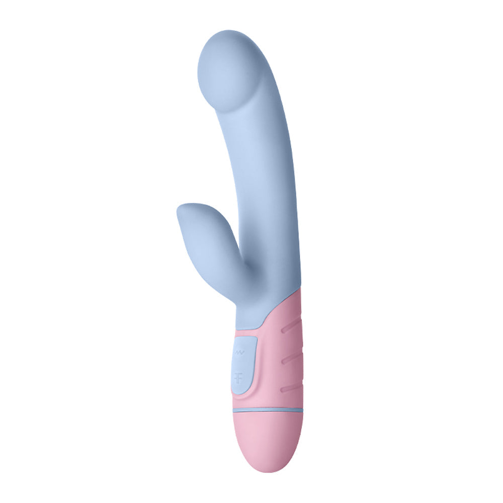 Vibrador de conejo FemmeFunn FFIX azul claro