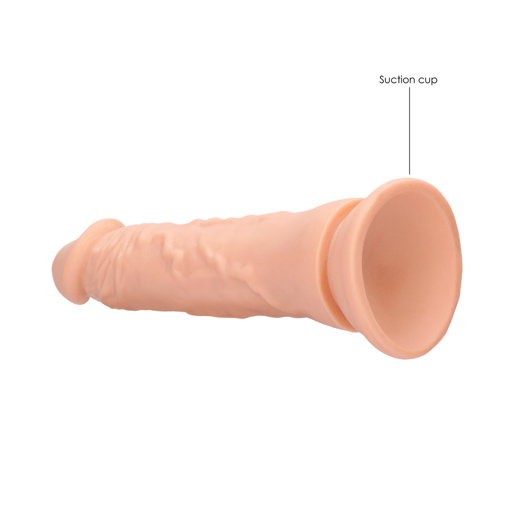 RealRock 9in Dildo W/Suction Cup Beige