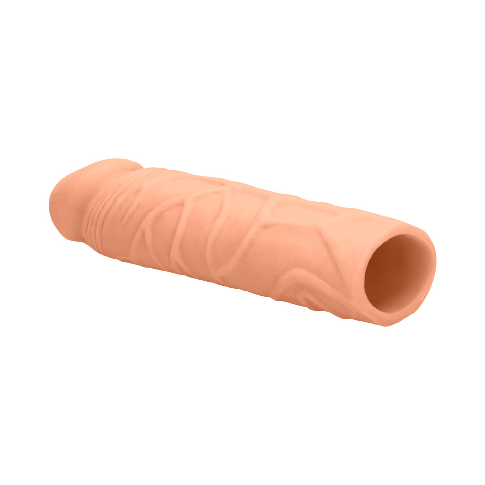 RealRock Veiny 7in Penis Extender Beige