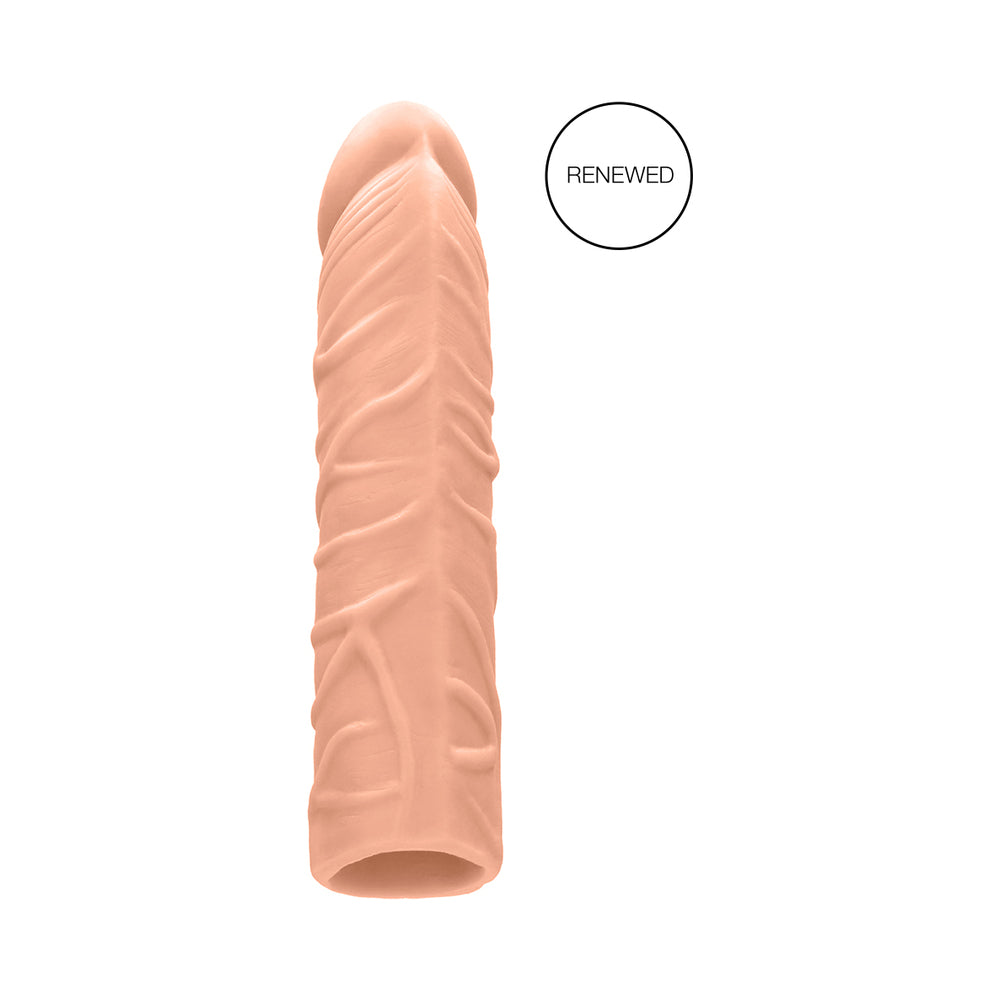 RealRock Veiny 7in Penis Extender Beige