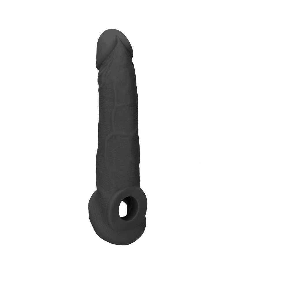 RealRock 9in Penis Extender Sling Black