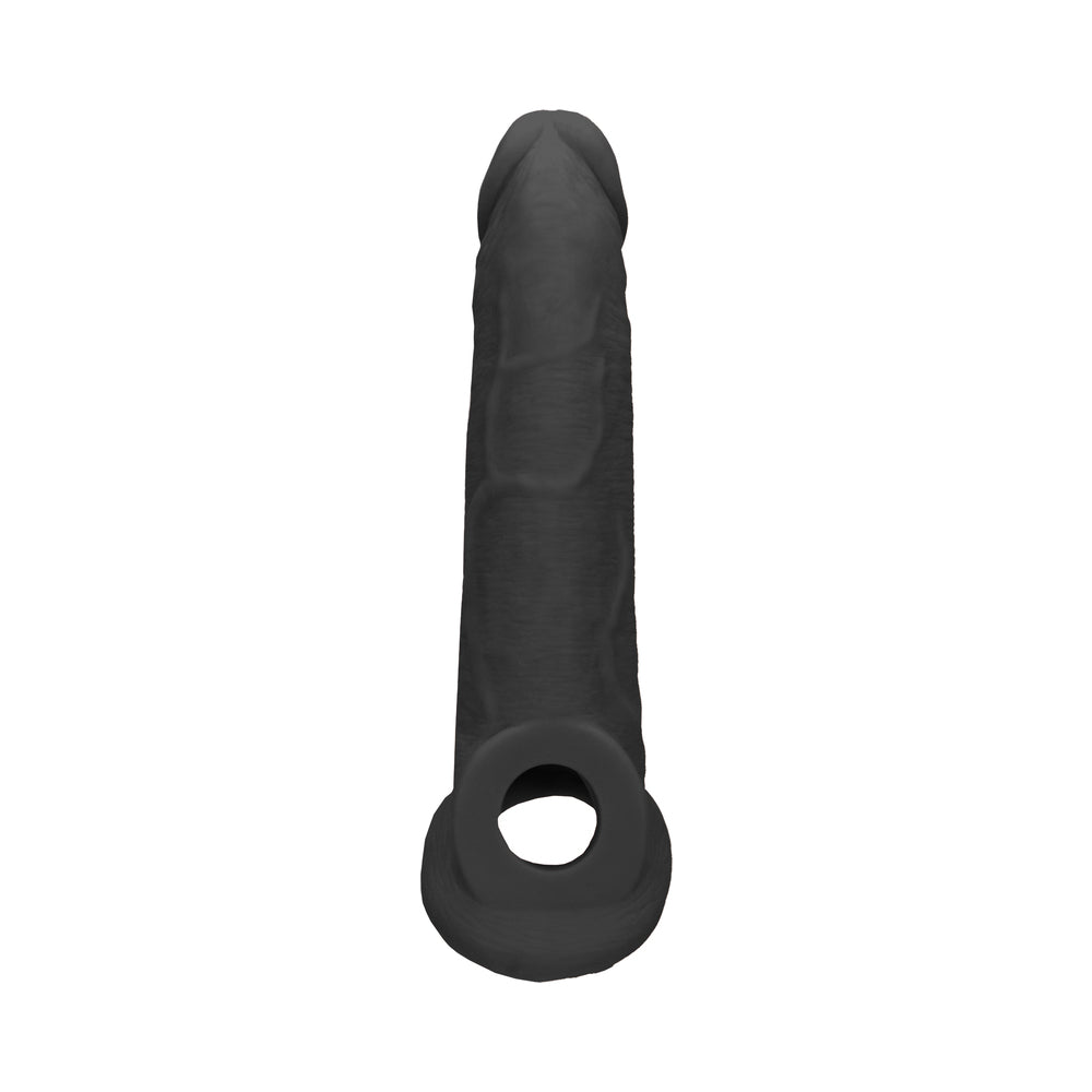 RealRock 9in Penis Extender Sling Black