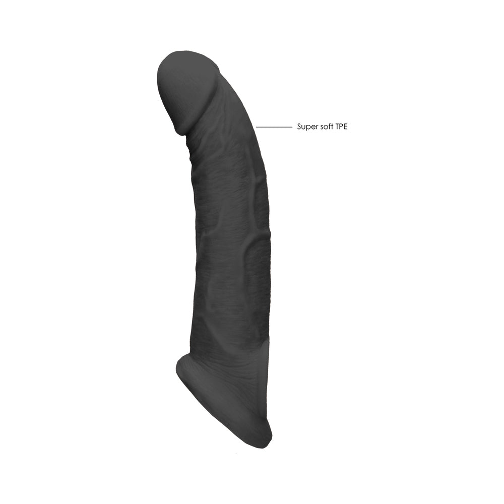 RealRock 9in Penis Extender Sling Black