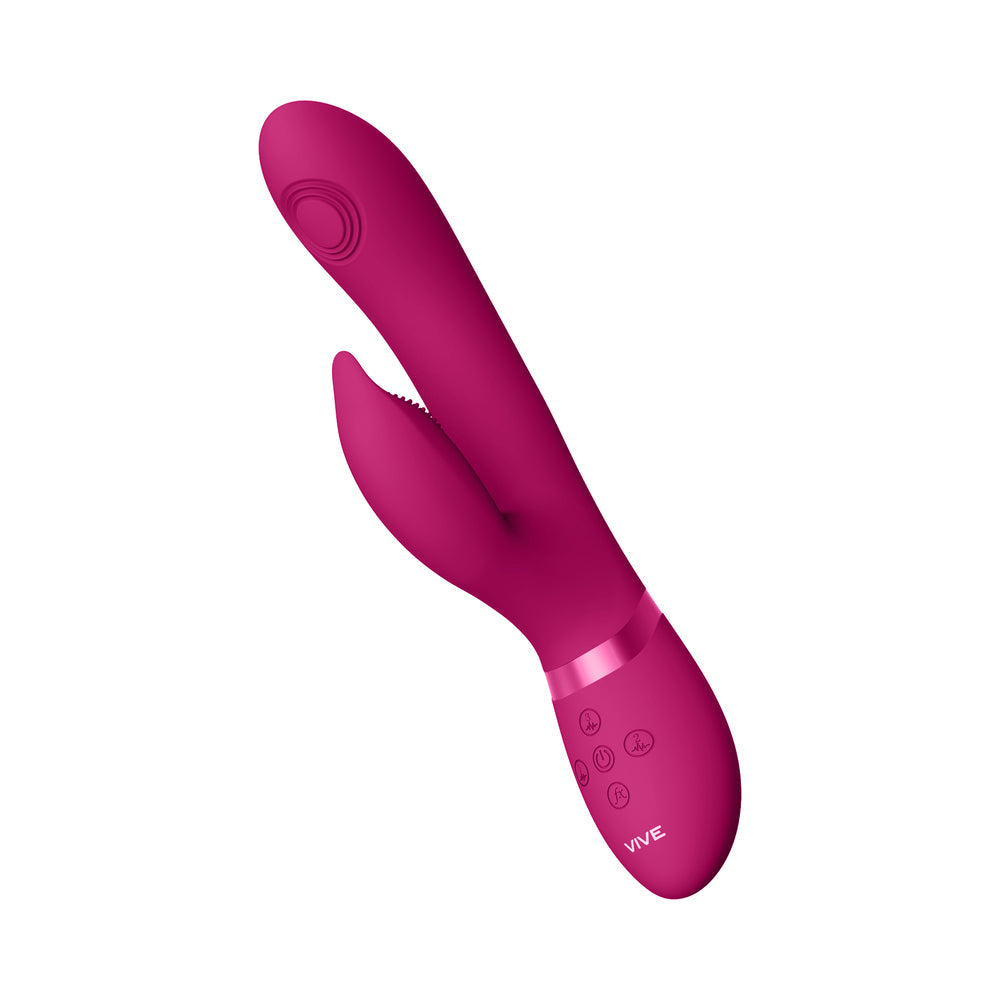 Vibrador de conejo con pulso oscilante VIVE AIMI, color rosa