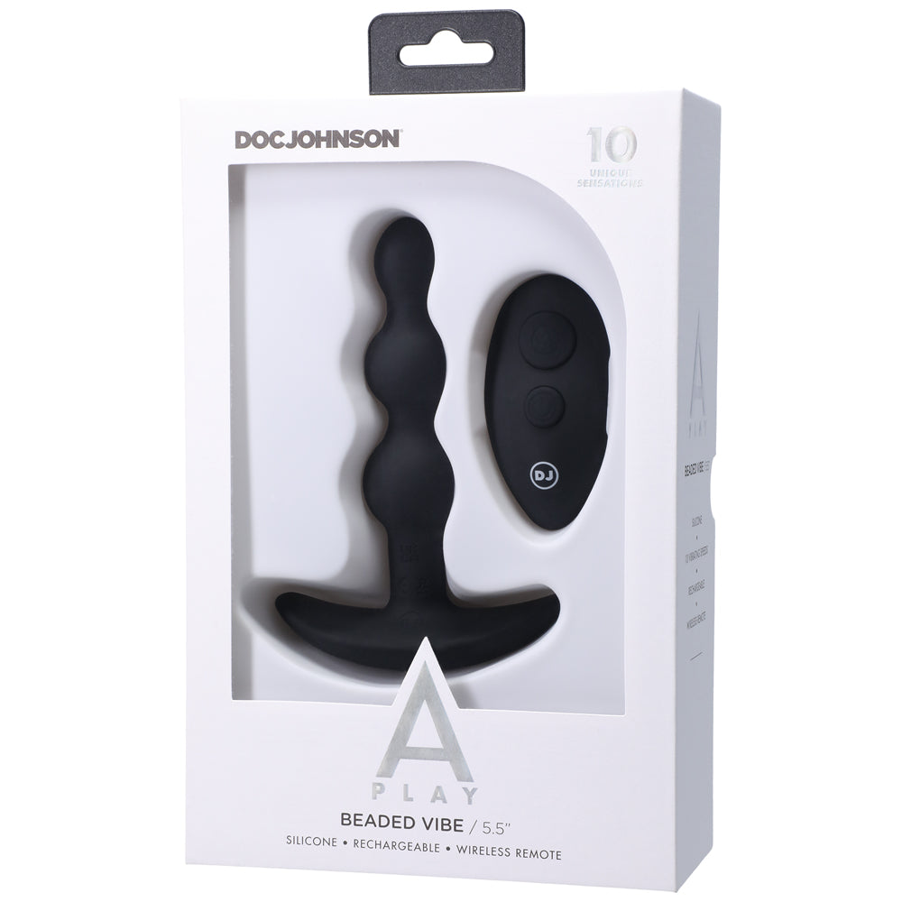 Tapón anal A-Play BEADED VIBE Rechar Sil