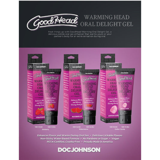 GoodHead Warming Oral Gel Watermel 4floz