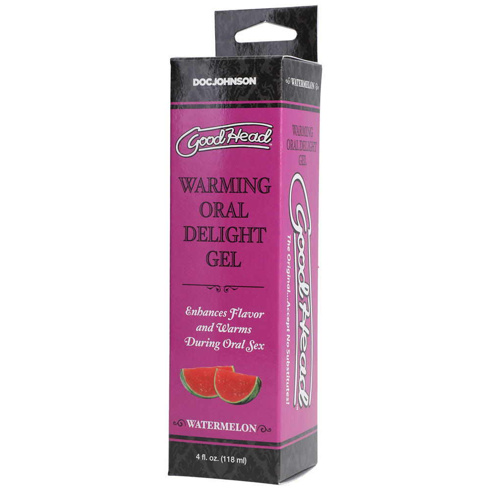 GoodHead Warming Head Oral Delight Gel Watermelon 4 oz.