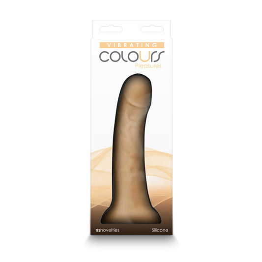 Colours Pleasures 7in Vibr Dildo Beige