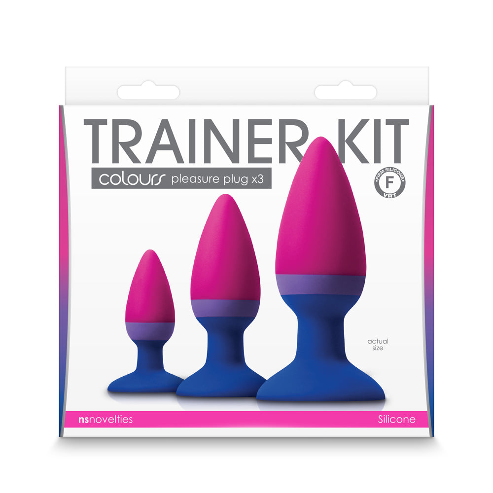 Kit de entrenamiento con tapón de placer de colores