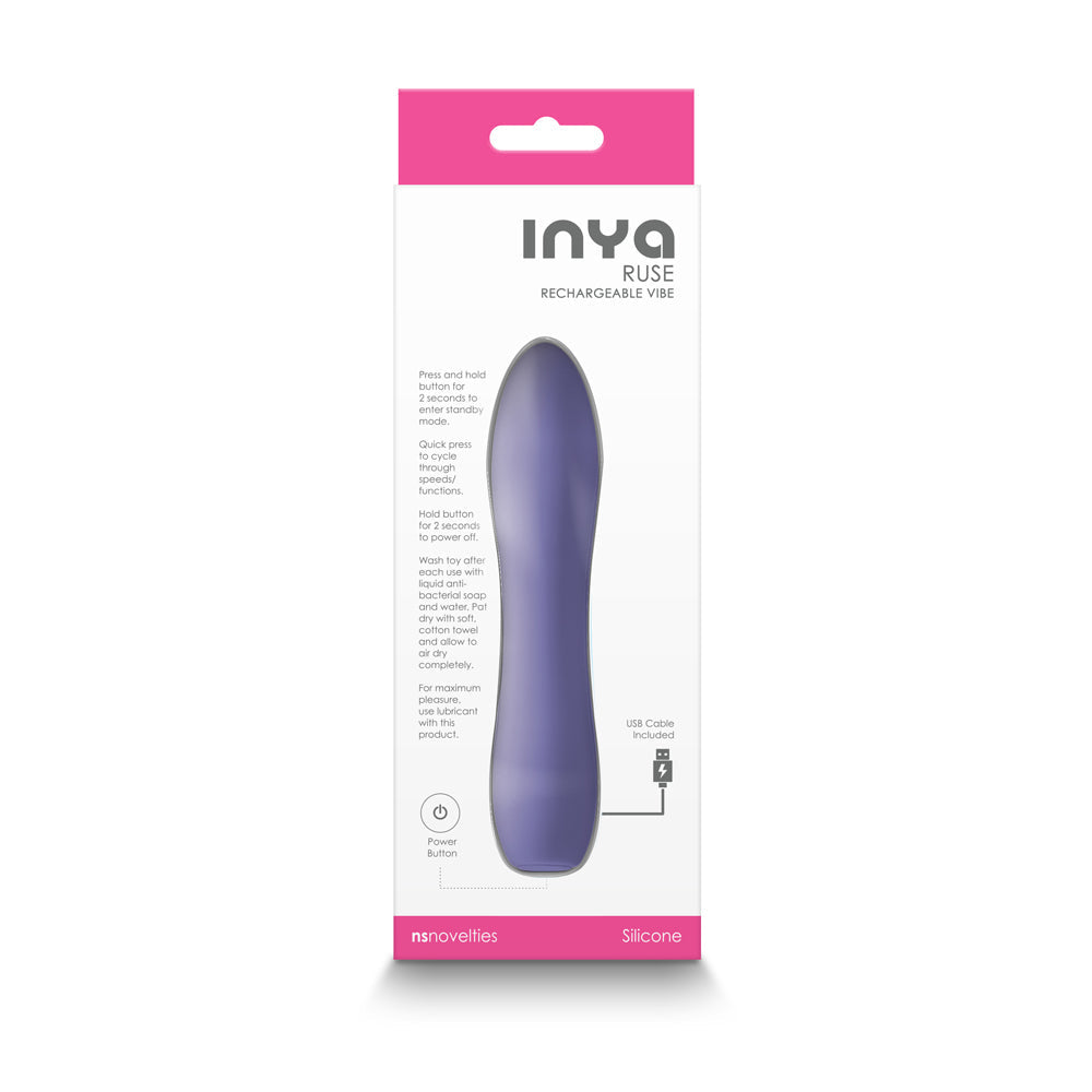 Vibrador recargable INYA Ruse morado