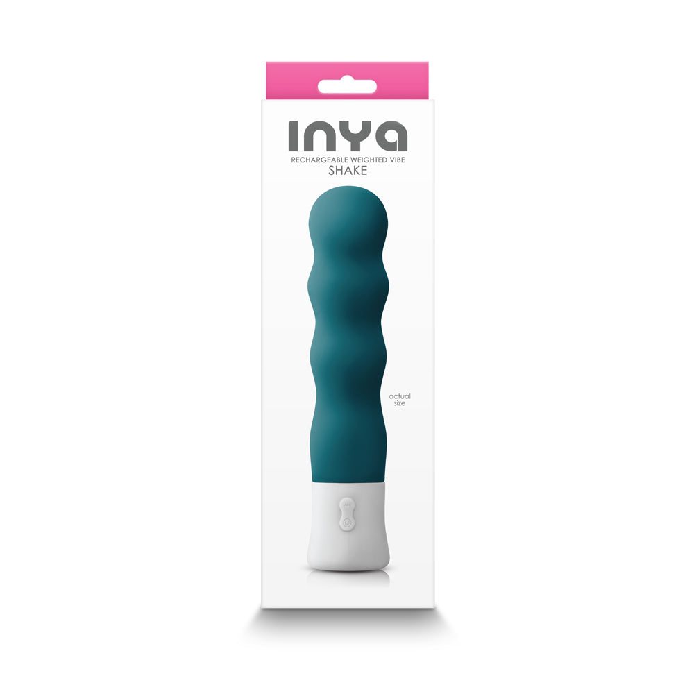 INYA Shake Rechargeable Weighted Vibe Dark Teal