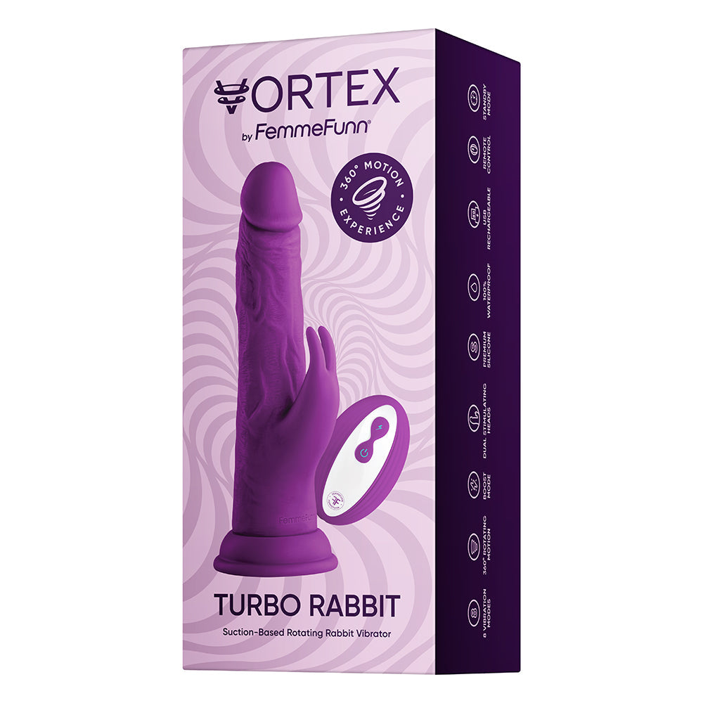 FemmeFunn Vortex Turbo Rabbit 2.0 Purple