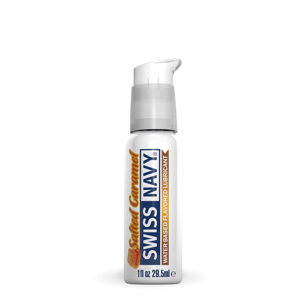 Swiss Navy Salted Caramel Flavored Lubricant 1 oz.