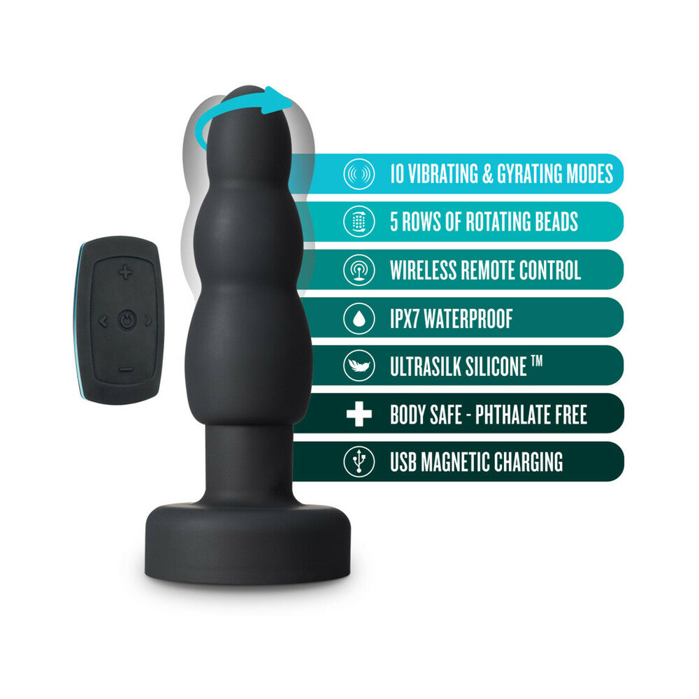 Anal Adventures Propel Plug Black