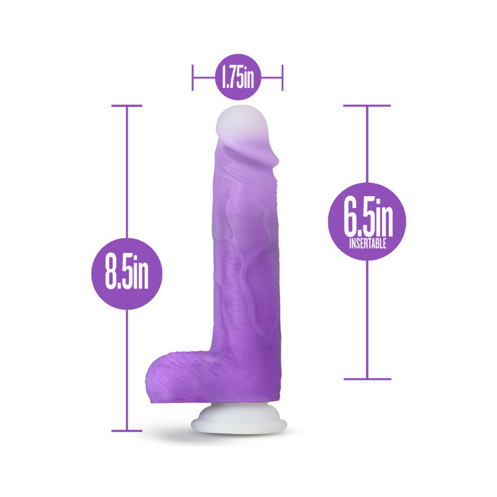 Neo Elite Encore 8in Sili Vibr Dildo Pur