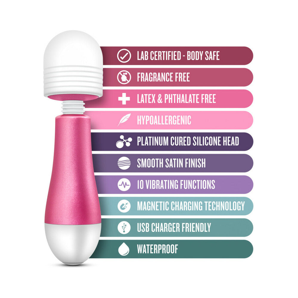 Noje Jules Mini Wand Vibrator Rose