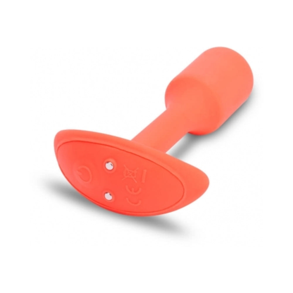 b-Vibe Vibrating Snug Plug 1 Orange