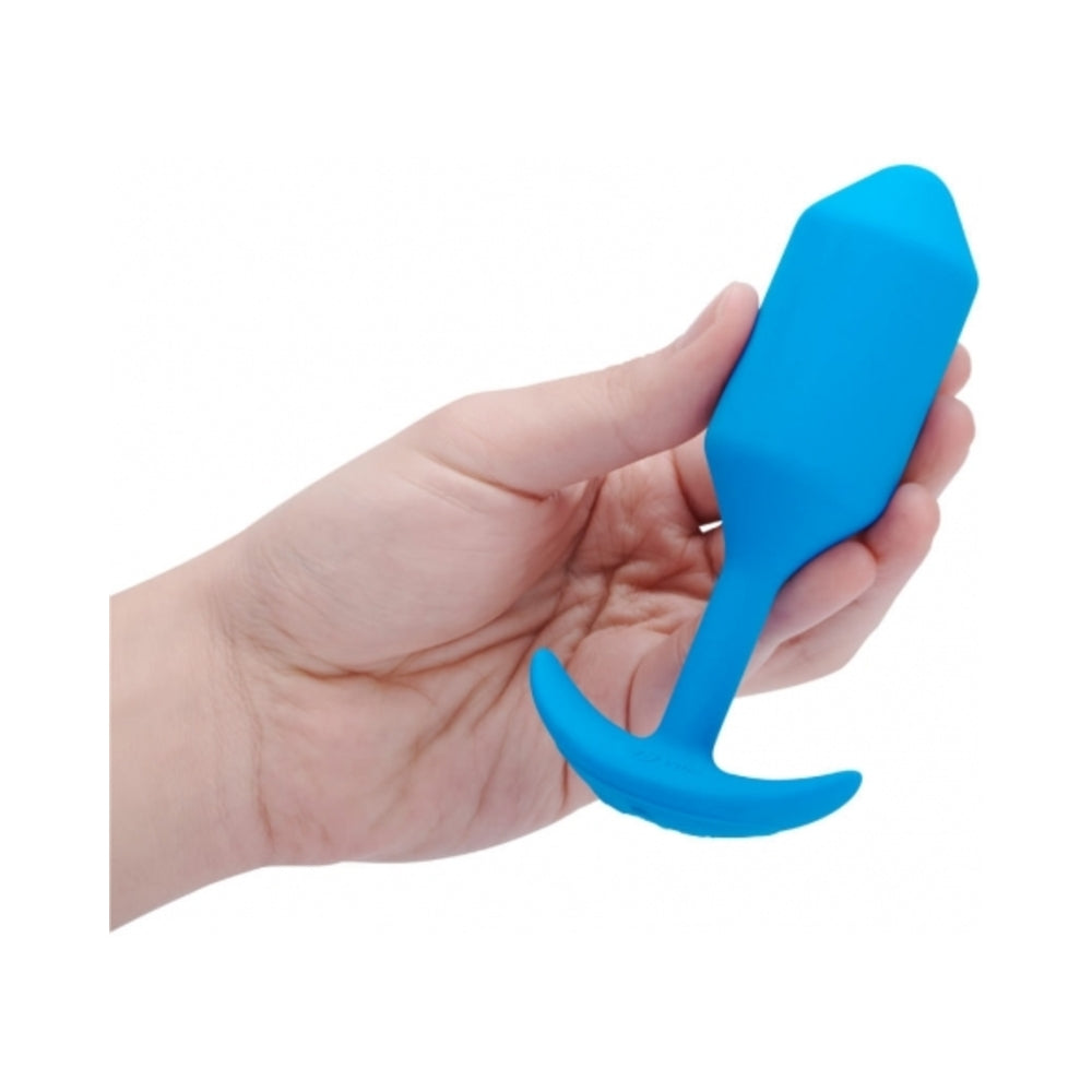 b-Vibe Vibrating Snug Plug 3 Blue