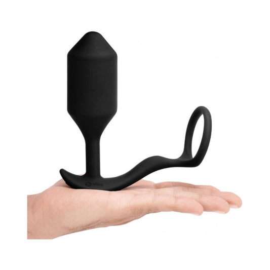 B-Vibe Vibrador Snug &amp; Tug XL Negro