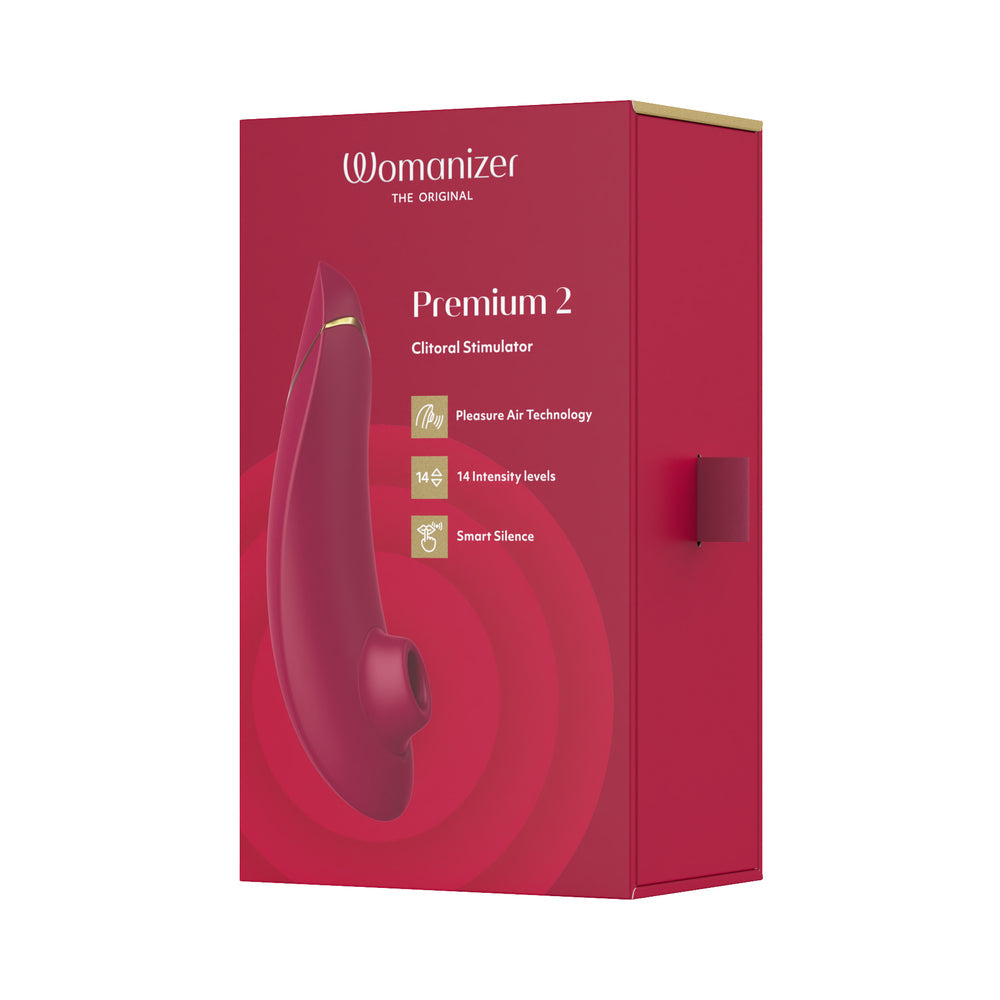 Womanizer Premium 2 Stimulator Bordeaux