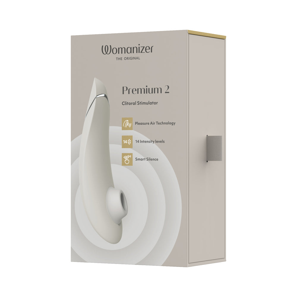 Womanizer Premium 2 Stimulator Warm Gray