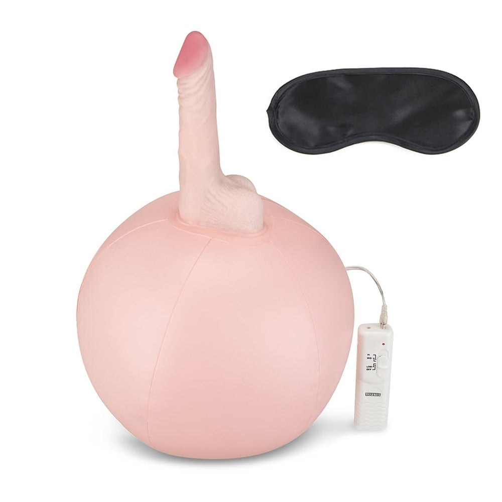 Consolador vibrador inflable con bola sexual Lux Fetish