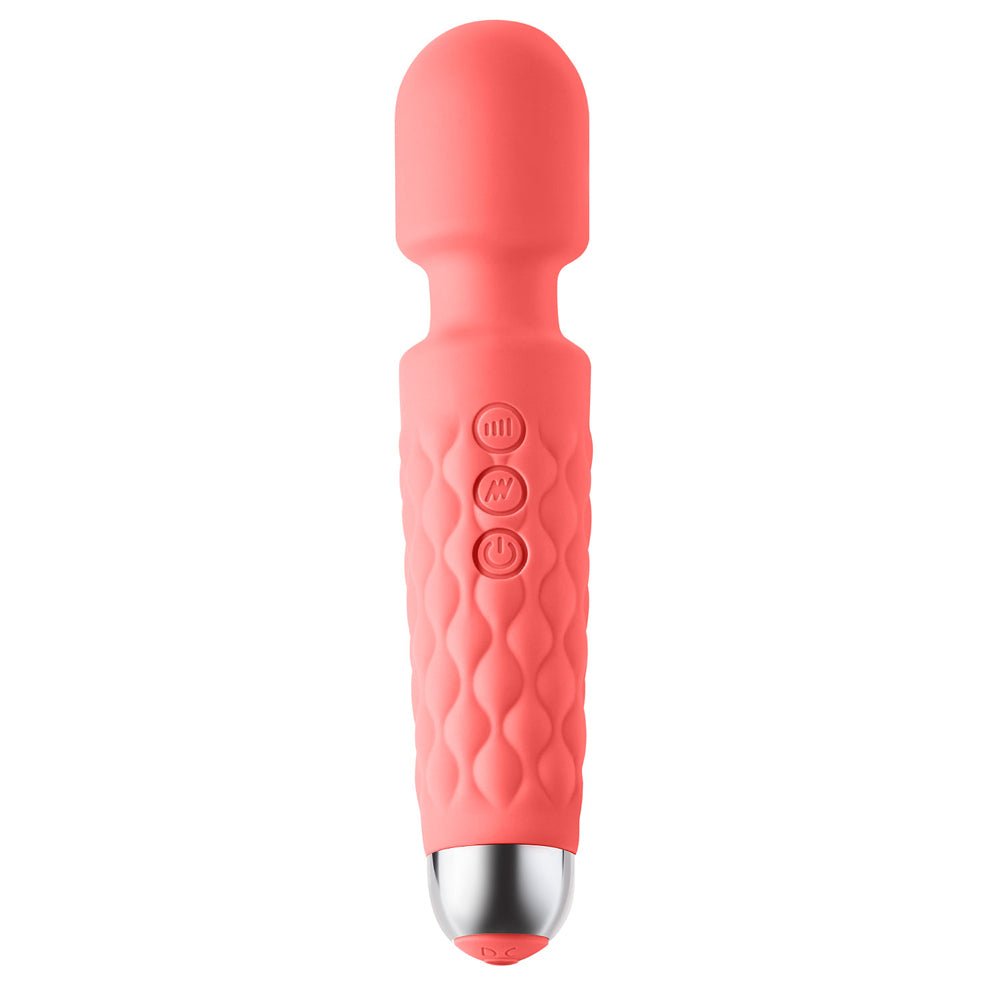 Luv Inc Lw96 Large Wand Vibrator Coral