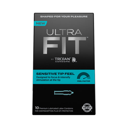 Trojan Ultrafit Sensitive Tip Feel 10 ct.