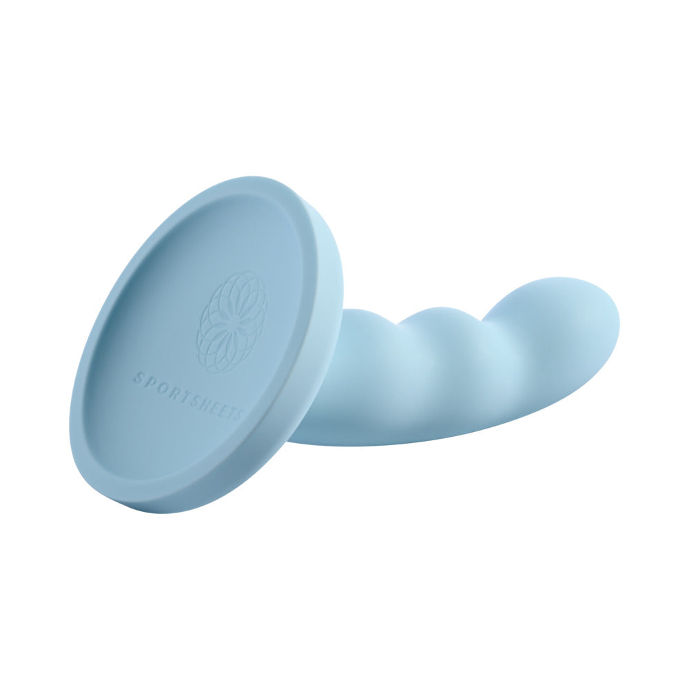 SS Merge Jaspar 6in G-Spot Dildo Aqua