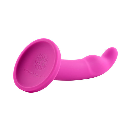 SS Merge Tana 8in G-Spot Dildo Pink