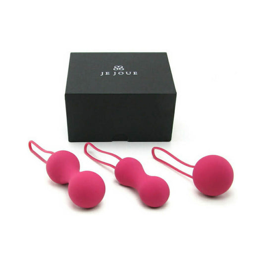 Je Joue Ami 3-Piece Silicone Kegel Set Fuchsia