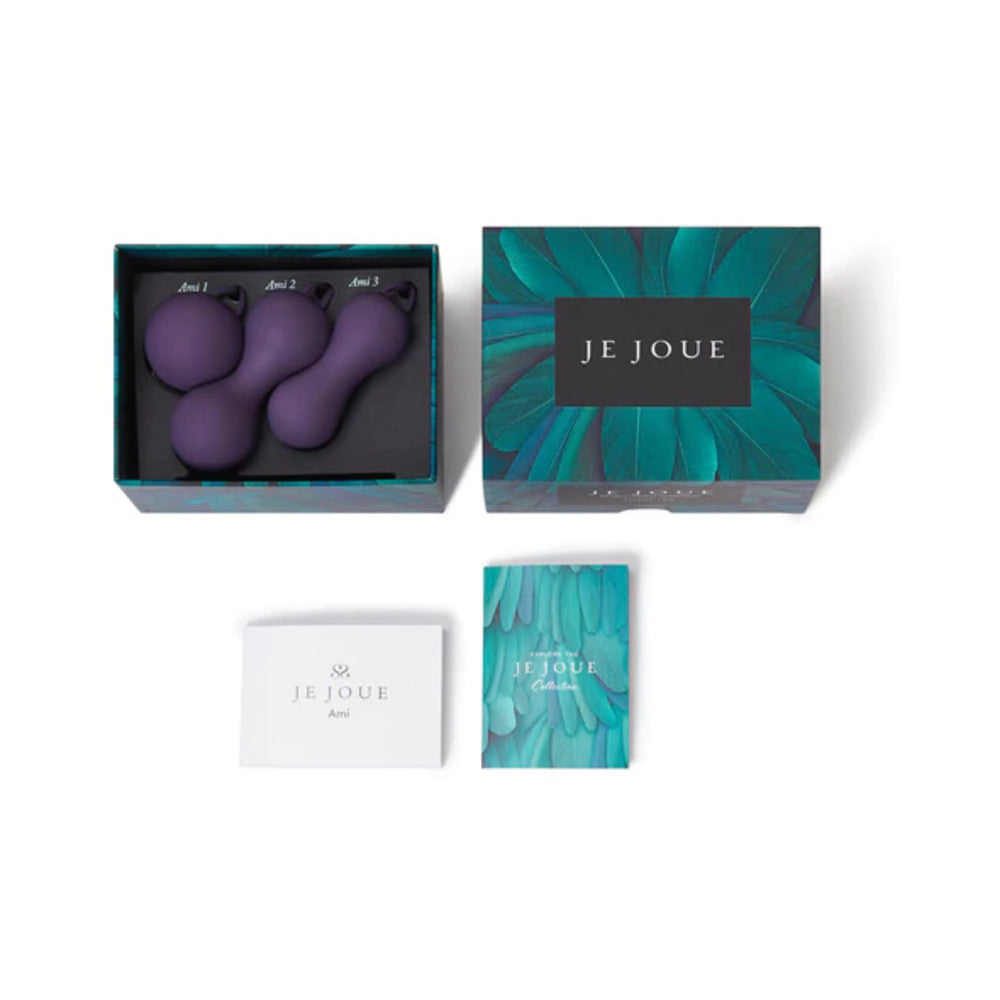 Je Joue Ami 3-Piece Silicone Kegel Set Purple