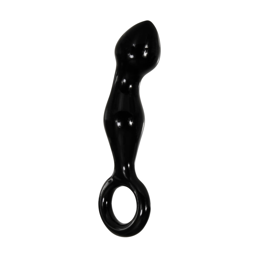 A&E Adams Glass Prostate Massager Black