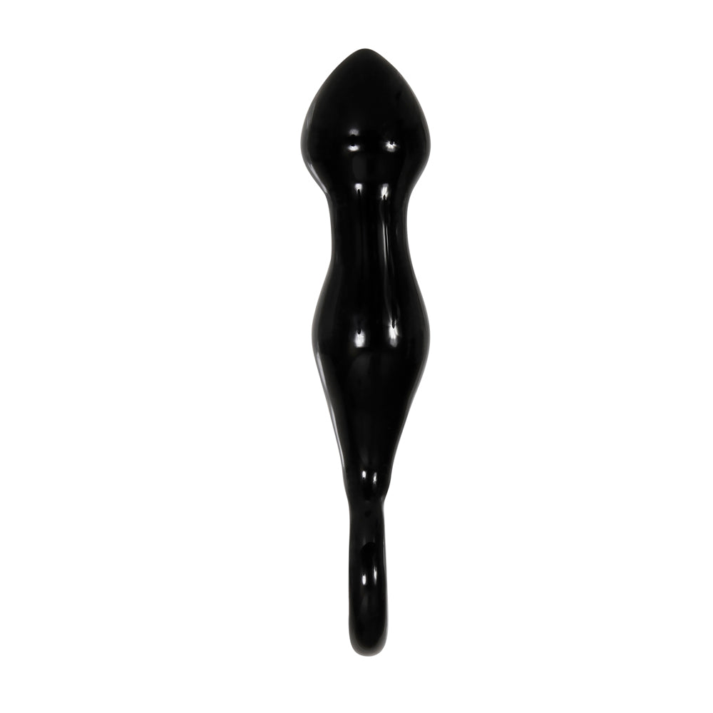 A&E Adams Glass Prostate Massager Black