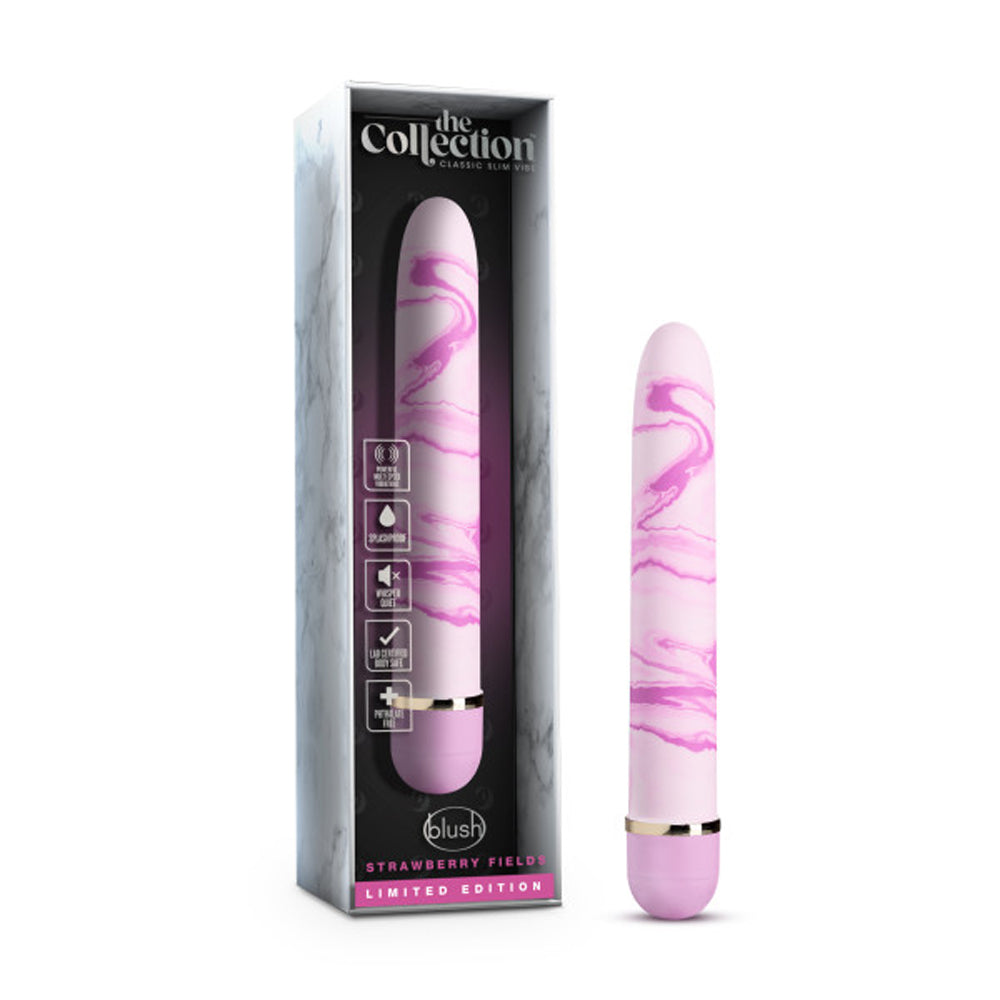 Blush The Collection Strawberry Fields Slimline Vibrator Pink