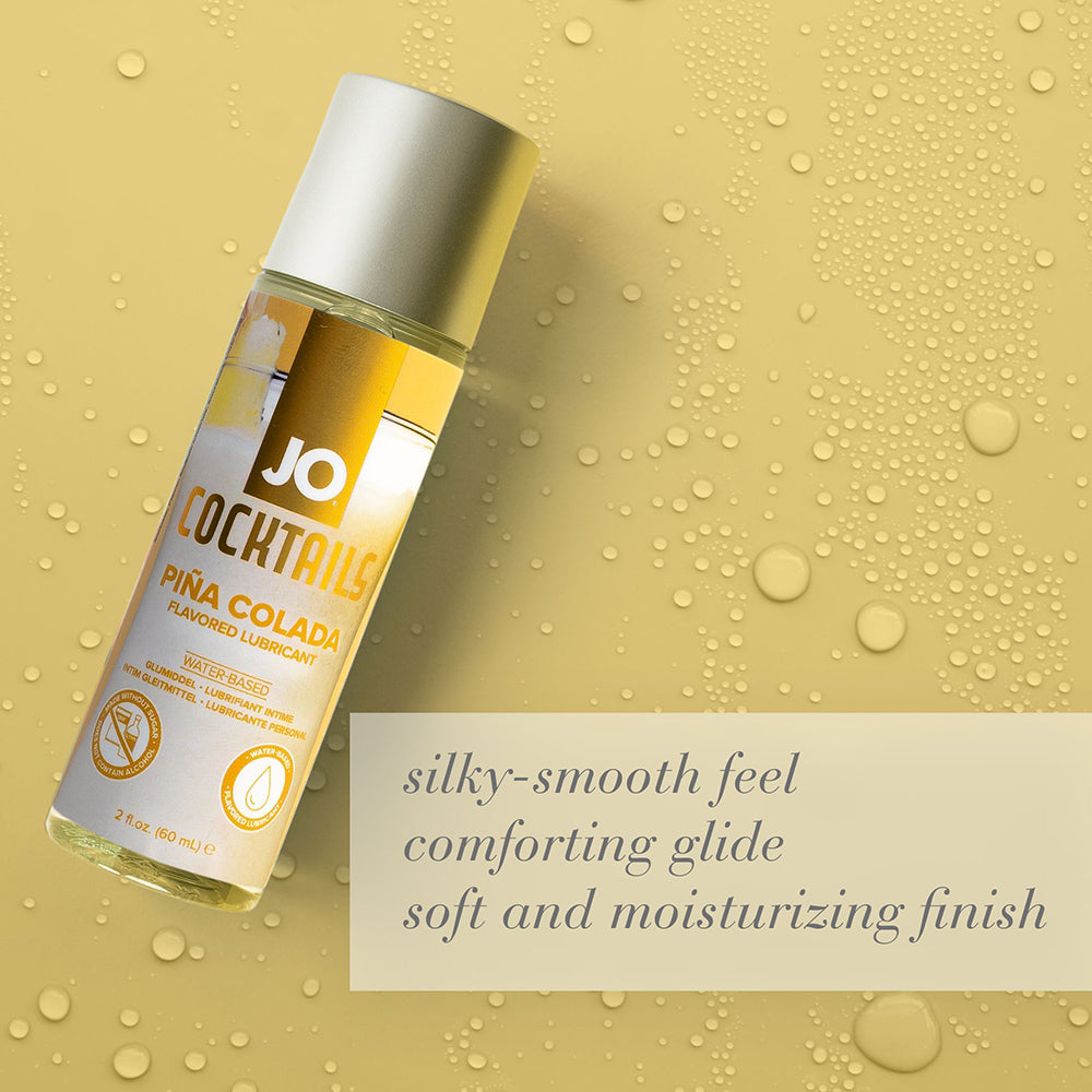 JO Cocktails Pina Colada Flavored Water-Based Lubricant 2 oz.