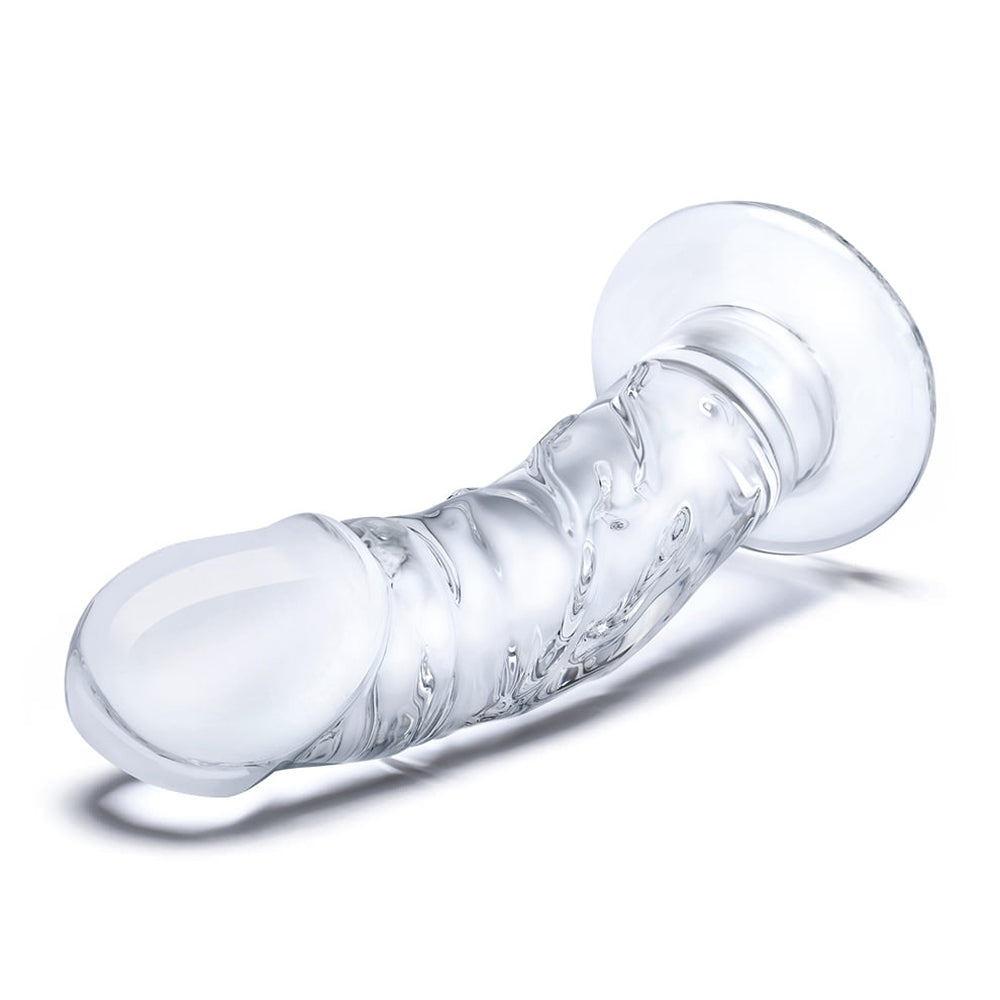 Glas 7in Curve Realistic Dildo w/Veins