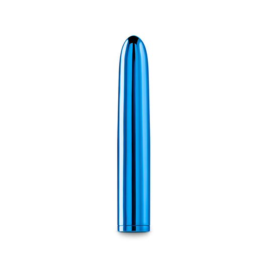 Vibrador recargable Chroma de 7 pulgadas, color azul