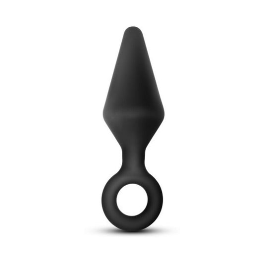 Anal Adventures Loop Plug Medium Black