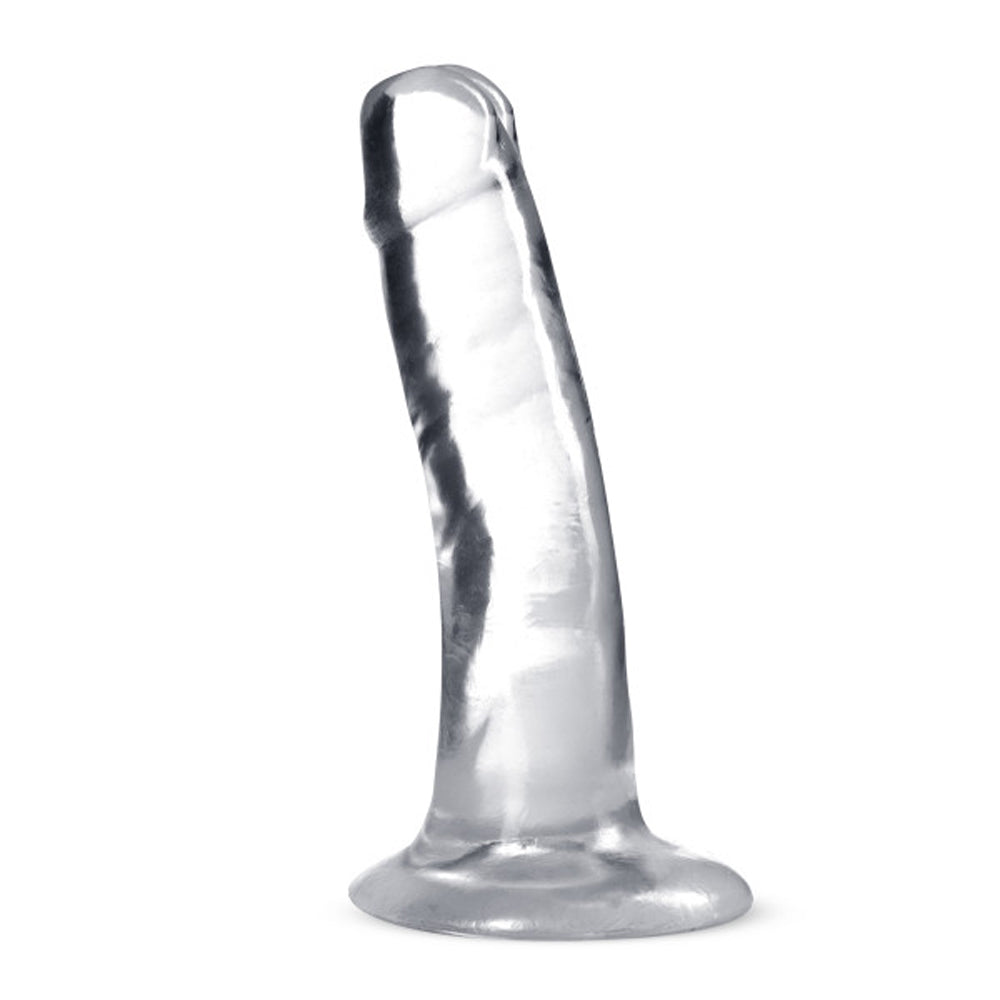 Blush B Yours Plus Hard n' Happy 5 in. Dildo with Suction Cup Clear