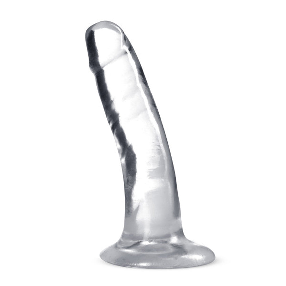 Blush B Yours Plus Hard n' Happy 5 in. Dildo with Suction Cup Clear