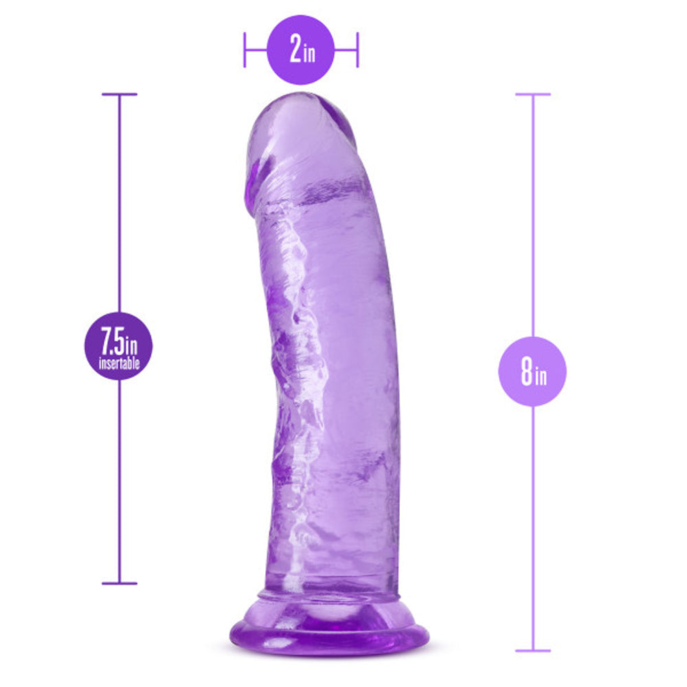 B Yours Plus Roar n Ride 8in Dildo Pur