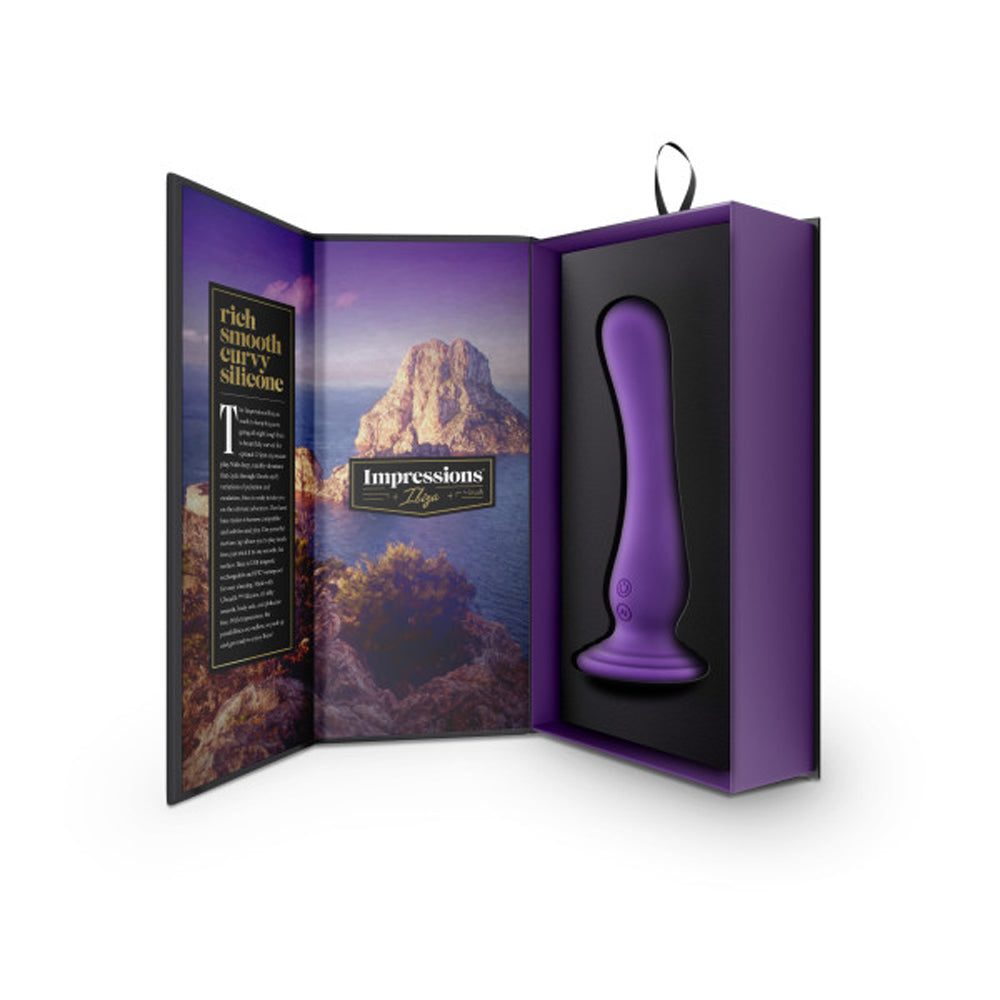 Impressions Ibiza 7.75in Vibr Dildo Plum