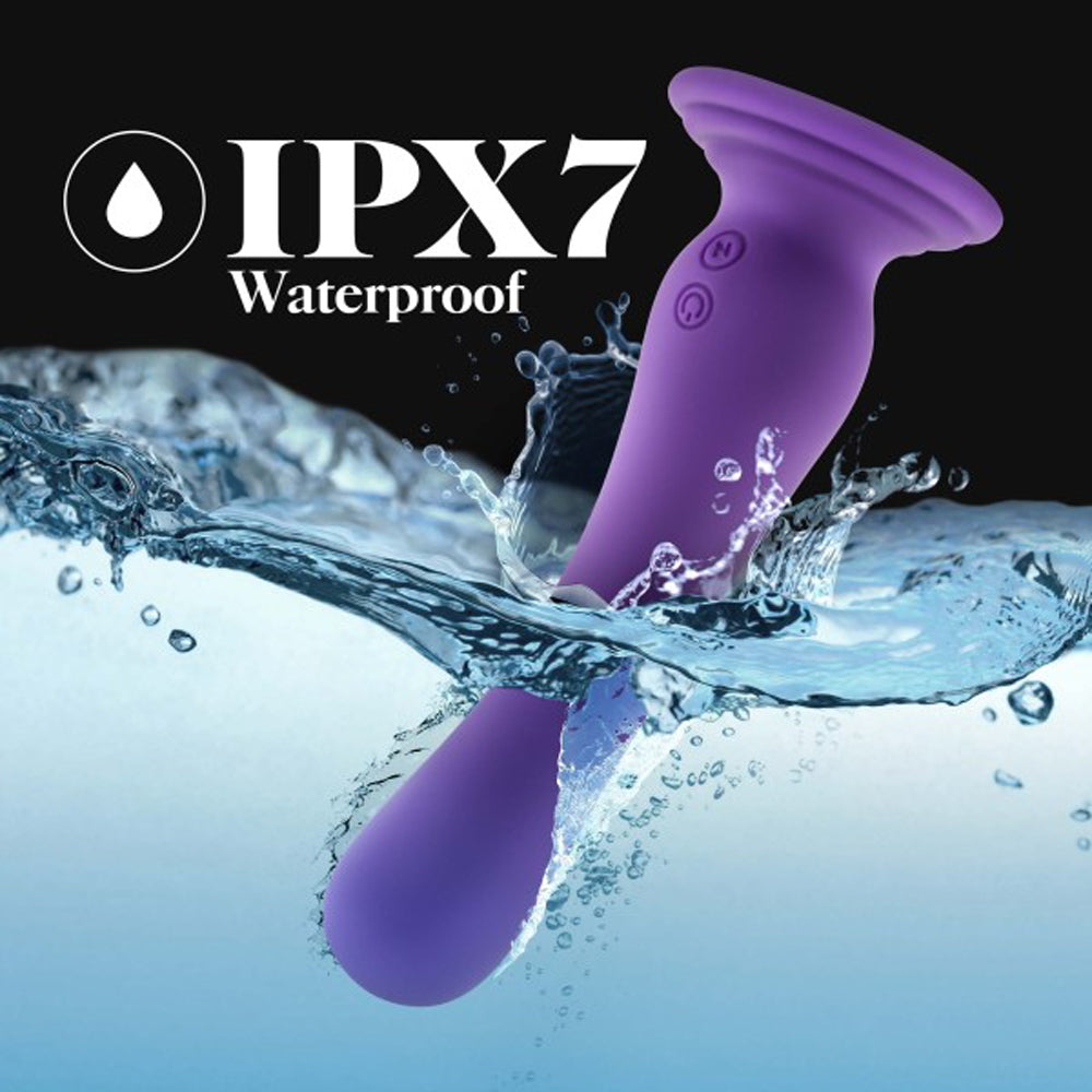 Impressions Ibiza 7.75in Vibr Dildo Plum