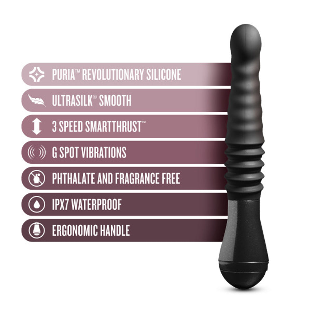 Temptasia Lazarus 10in ThrustDildo Blk